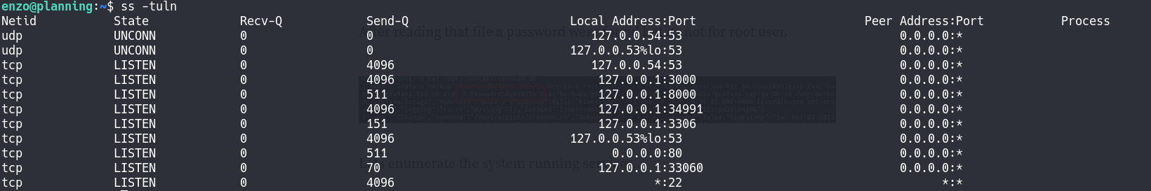 Login to port 8000 service